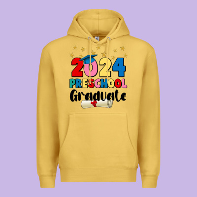 2024 Preschool Graduate Premium Hoodie Designed By Jahusdesignshop