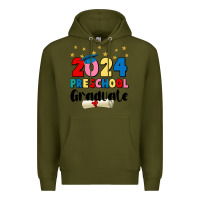 Army Green 2024 preschool graduate Premium Hoodie - JahusDesignShop