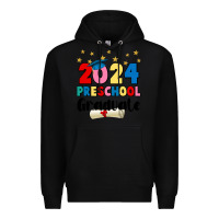 Black 2024 preschool graduate Premium Hoodie - JahusDesignShop