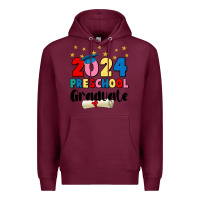 Burgundy 2024 preschool graduate Premium Hoodie - JahusDesignShop