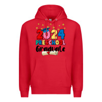 Red 2024 preschool graduate Premium Hoodie - JahusDesignShop