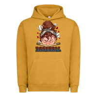 Pigment Peanut Butter Messy bun Baseball Urban Hoodie - HowdyJamesFarm