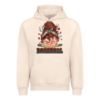 Sandshell Messy bun Baseball Urban Hoodie - HowdyJamesFarm