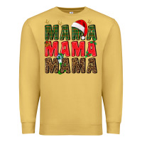Antique Gold Christmas Mama Premium Sweatshirt - BundleAndBundleShop