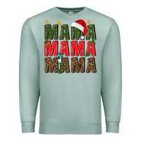 Seafoam Christmas Mama Premium Sweatshirt - BundleAndBundleShop