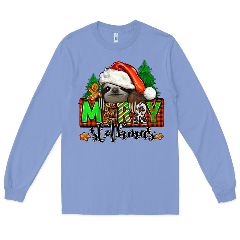 Merry Slothmas Long Sleeve Tee by Jasminsmagicworld | Teevron