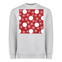 Heather Grey christmas snow flakes seamless pattern Heavyweight Sweatshirt - BundleAndBundleShop