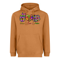Meerkat Peace Love Autism Heavyweight Hoodie - BundleAndBundleShop
