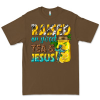 Cacao raised on sweet tea and jesus Premium Tee - texasbilliewilder