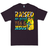 Plum raised on sweet tea and jesus Premium Tee - texasbilliewilder