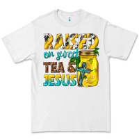 White raised on sweet tea and jesus Premium Tee - texasbilliewilder