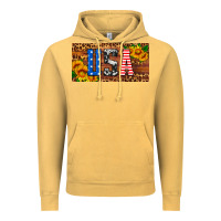 Vintage Mustard usa sunflowers license plate Vintage Hoodie - HRA Design Shop