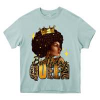 Arona Birthday queen afro girl Heavy Core Tee - RanaPortraitStore