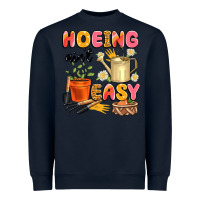 Navy hoeing ain't easy Heavyweight Sweatshirt - Artiststas