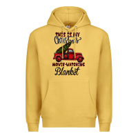 Antique Gold This is My Christmas Movie Watching Blanket Premium Hoodie - Bettercallsaul