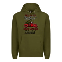 Army Green This is My Christmas Movie Watching Blanket Premium Hoodie - Bettercallsaul