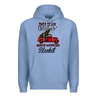 Colony Blue This is My Christmas Movie Watching Blanket Premium Hoodie - Bettercallsaul