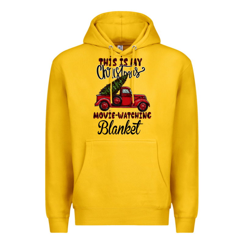 This Is My Christmas Movie Watching Blanket Premium Hoodie by Bettercallsaul | Teevron