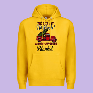 This Is My Christmas Movie Watching Blanket Premium Hoodie Designed By Bettercallsaul