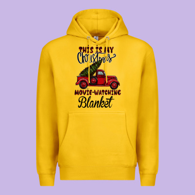 This Is My Christmas Movie Watching Blanket Premium Hoodie Designed By Bettercallsaul