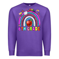 Purple 6 th grade Premium Sweatshirt - BundleAndBundleShop