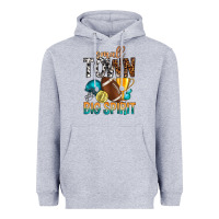 Heather Grey Small Town Big Spirit Heavyweight Hoodie - BundleAndBundleShop