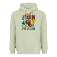 Matcha Small Town Big Spirit Heavyweight Hoodie - BundleAndBundleShop