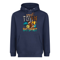 Navy Small Town Big Spirit Heavyweight Hoodie - BundleAndBundleShop