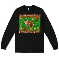 Black football leopard Long Sleeve Tee - NancyCooperArtShop