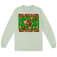 Matcha football leopard Long Sleeve Tee - NancyCooperArtShop