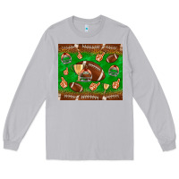 Moon Dust football leopard Long Sleeve Tee - NancyCooperArtShop