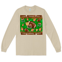 Mushroom football leopard Long Sleeve Tee - NancyCooperArtShop