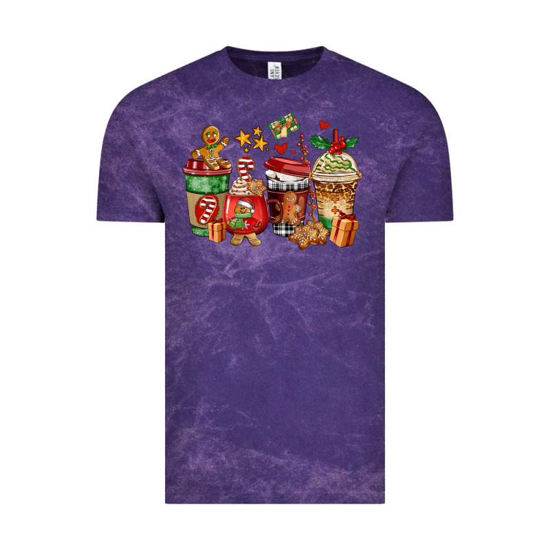 Christmas Cookie Coffee Cups Vintage Tee by AdoDesignShop | Teevron