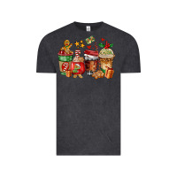 Vintage Black christmas cookie coffee cups Vintage Tee - AdoDesignShop