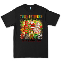 Black torn between lookin' like a snack and eatin' one Premium Tee - Zillion Design Studio