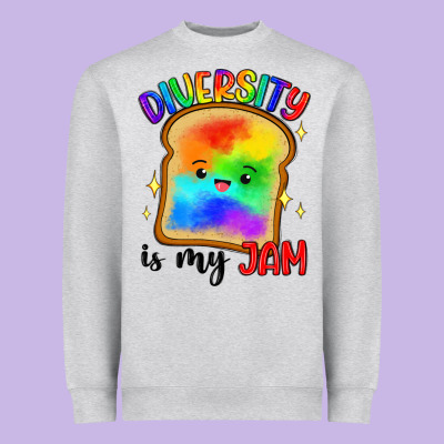 Diversity Is My Jam Heavyweight Sweatshirt Designed By Artiststas