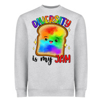 Heather Grey diversity is my jam Heavyweight Sweatshirt - Artiststas