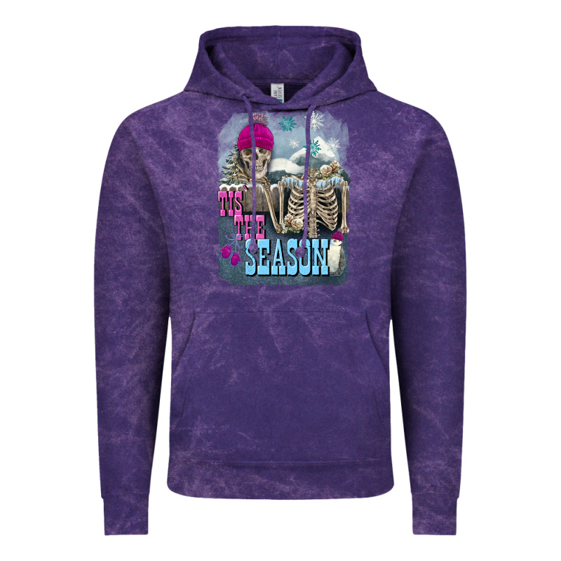Winter Tis The Season Skeleton Vintage Hoodie by FaDigitalArtStudio | Teevron