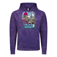 Cloud Purple Winter tis the season skeleton Vintage Hoodie - FaDigitalArtStudio