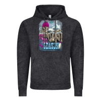 Vintage Black Winter tis the season skeleton Vintage Hoodie - FaDigitalArtStudio
