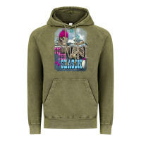 Vintage Olive Winter tis the season skeleton Vintage Hoodie - FaDigitalArtStudio