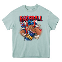 Baseball Life Afro Girl Sneakers Heavy Core Tee | Teevron