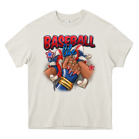 Cream Baseball life afro girl sneakers Heavy Core Tee - RanaPortraitStore