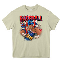 Mossy Baseball life afro girl sneakers Heavy Core Tee - RanaPortraitStore