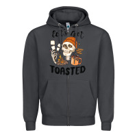 Smoke let's get toasted camping Zipper Hoodie - MaliasSmallBusiness