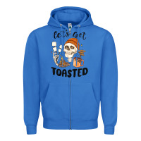 True Royal let's get toasted camping Zipper Hoodie - MaliasSmallBusiness