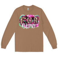 Toasted Coconut fur mama Long Sleeve Tee - NancyCooperArtShop