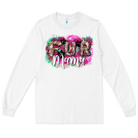 White fur mama Long Sleeve Tee - NancyCooperArtShop