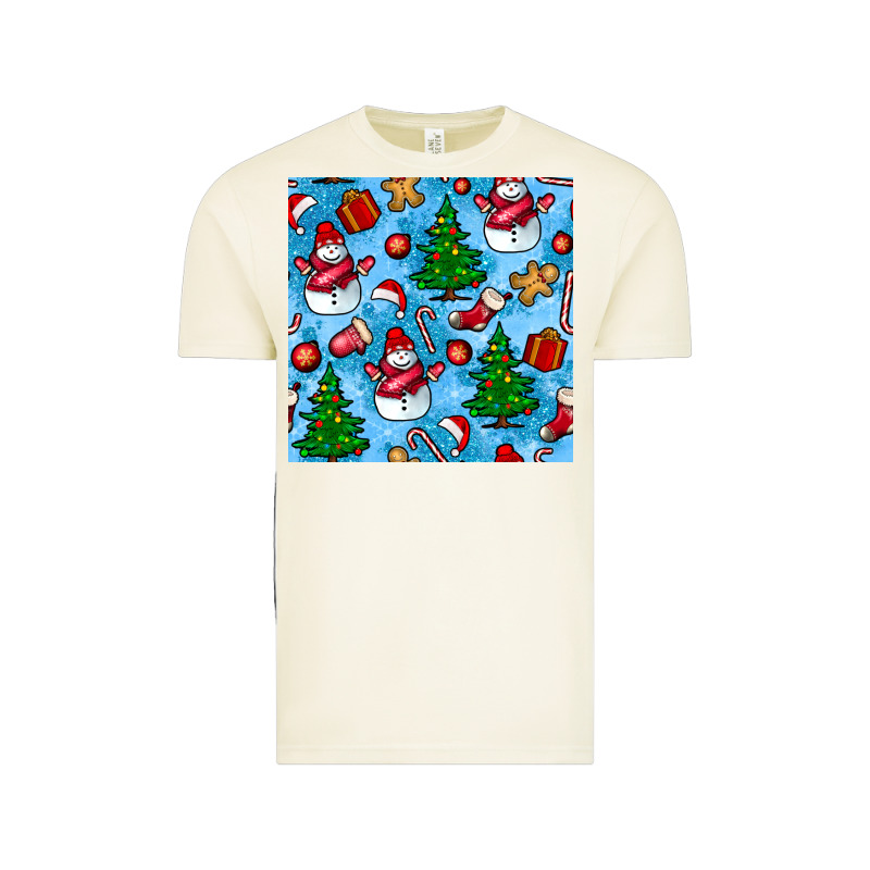 Christmas Trees And Snow Seamless Pattern Vintage Tee by BundleAndBundleShop | Teevron