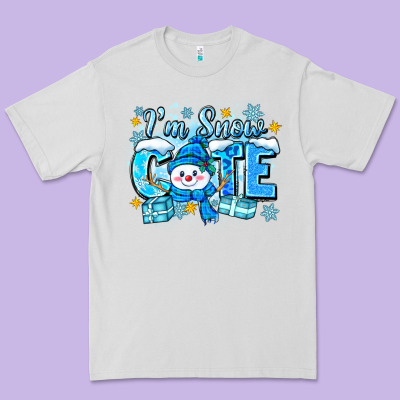 I'm Snow Cute Premium Tee Designed By Zillion Design Studio